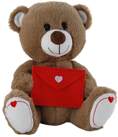 BEAR WITH LOVE ENVELOPE 26CM