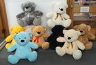 BEAR TAMMY ASSORTED COLOURS 60CM