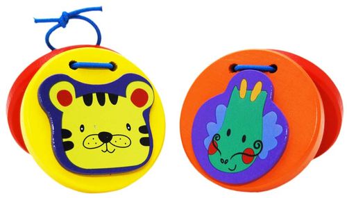 MUSCIAL CASTANETS ASSORTED COLOURS *SP