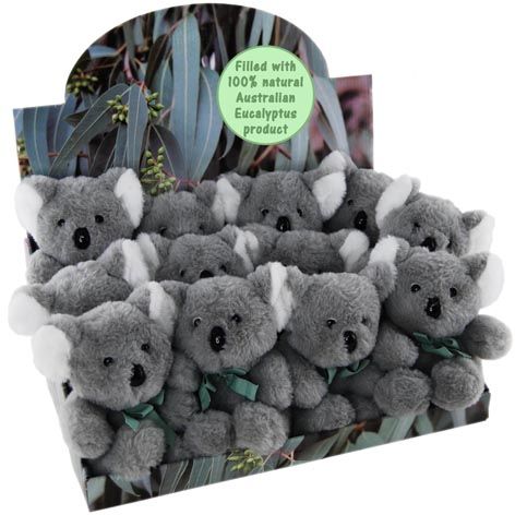 KOALA W/ EUCALYPTUS INSIDE 12PCS15CM