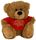 BEAR JELLY MERRY CHRISTMAS RED SHIRT18CM