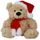 BEAR XMAS TILLY W/HAT & SCARF 24CM