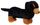 DOG DACHSHUND DUKE 30CM