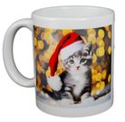 COFFEE MUG CHRISTMAS CAT