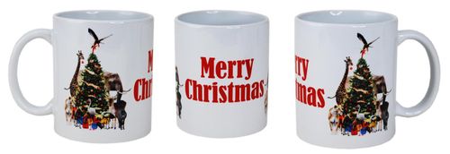 COFFEE MUG - XMAS JUNGLE (ZOO)