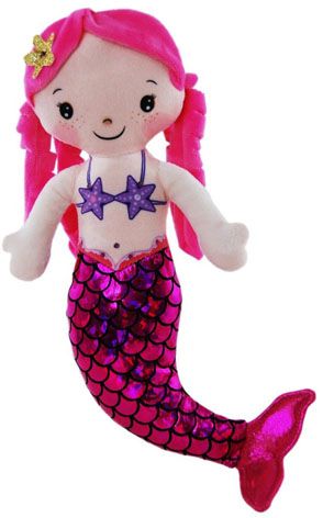 MERMAID DOLL AMPHITRITE PINK 30CM