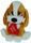DOG BABU WITH HEART 27CM #SP
