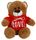 BEAR HOODIE RED - LOVE 25CM