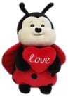 LADY BUG WITH HEART 19CM