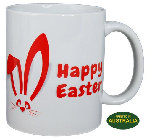 COFFEE MUG - HAPPY EASTER BUNNY FACE