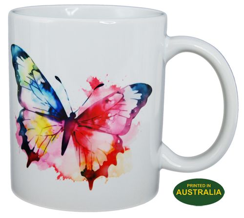 COFFEE MUG - BUTTERFLY PINK WC