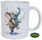 COFFEE MUG - ELEPHANT JUMPING WC
