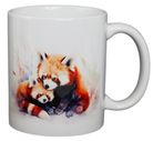 COFFEE MUG - RED PANDA W/BABY WC