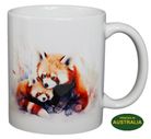 COFFEE MUG - RED PANDA W/BABY WC