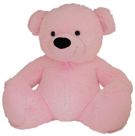 BEAR JELLY - LIGHT PINK 75CM