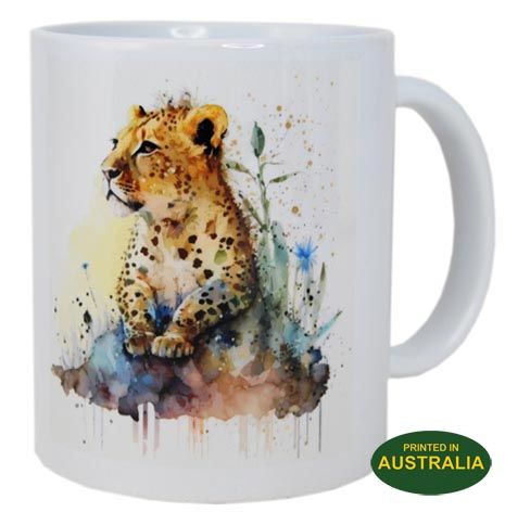 COFFEE MUG - CHEETAH BUST WC