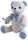 BEAR AUTO LARGE 38CM: BLUE GINGHAM