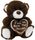 BEAR CHOCOLATE 18CM