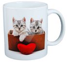 COFFEE MUG - VALENTINE KITTENS