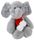 ELEPHANT EMMY GREY W/XMAS HAT 22CM