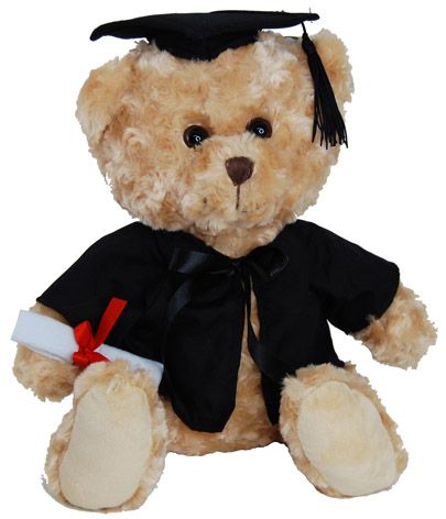 BEAR GRADUATION THOMAS 30CM SITTING