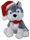 ECO DOG HUSKY CHRISTMAS 29CM (100% REC)