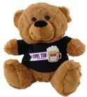 BEAR BRN LOVE MORE THAN BEER SHIRT 23CM