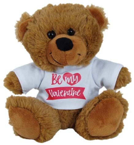 BEAR BROWN BE MY VALENTINE SHIRT 23CM