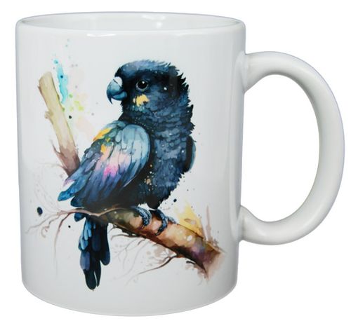 COFFEE MUG - BLACK COCKATOO WC