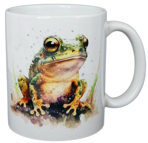 COFFEE MUG - FROG BUBBLES WC