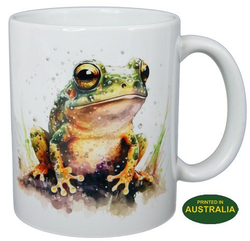 COFFEE MUG - FROG BUBBLES WC