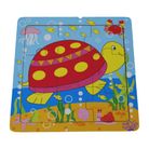 JIGSAW TURTLE 15X15CM