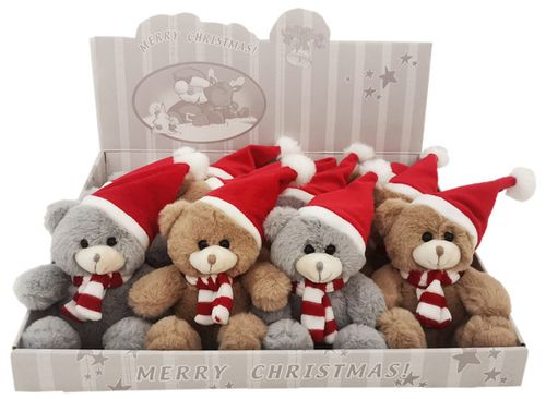 CHRISTMAS GABBY BEARS 12 IN DISPLAY