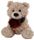 BEAR TILLY W/RED ROSE BEIGE 24CM