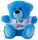 BEAR MED BLUE -  I LOVE YOU SHIRT 18CM