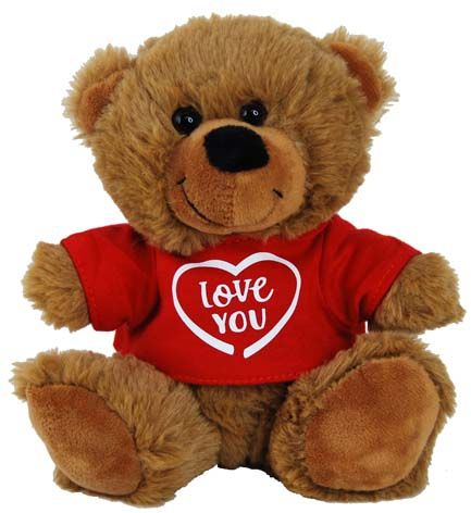 BEAR JELLY - LOVE YOU RED SHIRT 23CM