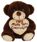 BEAR TUBBY CHOCOLATE 19CM (DEC)