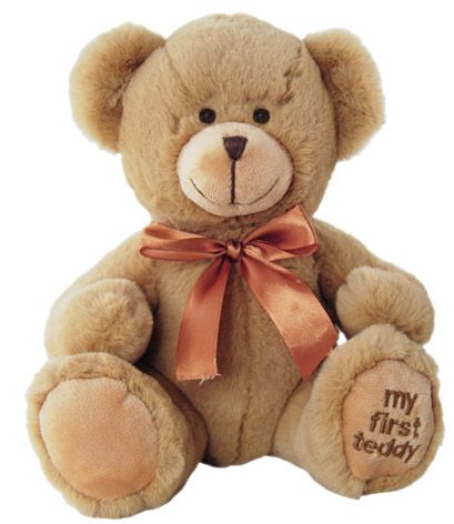 BEAR MY FIRST TEDDY BROWN 21CM