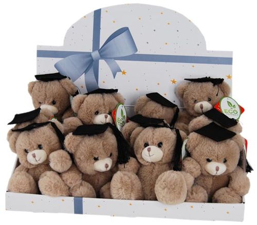 BEAR GABBY GRADUATION 12 IN DISPLAY 12CM