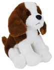 DOG LITTLE BUDDY18CM WHITE & BROWN *SP