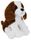 DOG LITTLE BUDDY18CM WHITE & BROWN *SP