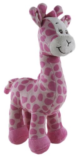 GIRAFFE SAFARI W-RATTLE PK SM 25CM