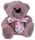 BEAR JELLY - DUSTY PK  MUM RIBBON 18CM