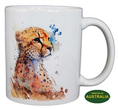 COFFEE MUG - CHEETAH HEAD WC