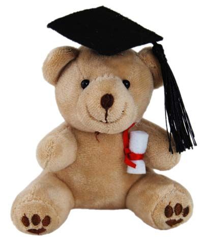 TINY GRADUATION BEAR (10CM)