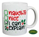 COFFEE MUG - NAUGHTY NICE EXPLAIN