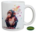 COFFEE MUG - CHIMPANZEE SITTING WC