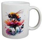 COFFEE MUG - BUMBLE BEE IN FLOWER WC
