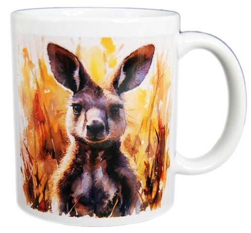 COFFEE MUG - KANGAROO (NEW) WC