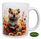 COFFEE MUG - QUOKKA IN FLOWERS WC